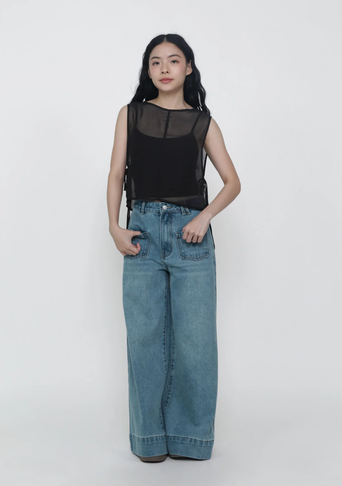 Kyo Sheer Overlay Top - Image 8
