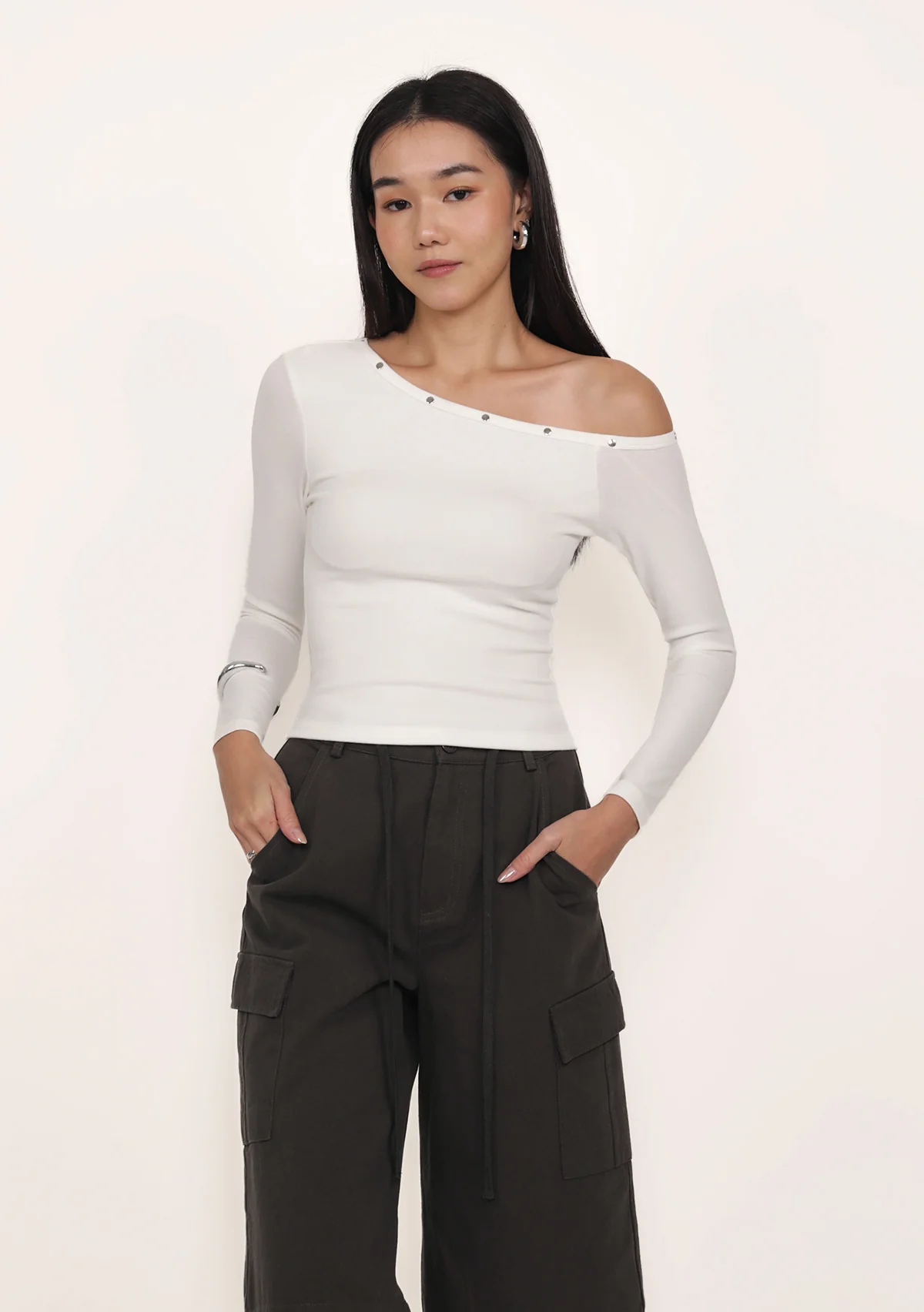 Mica Studded Padded Top
