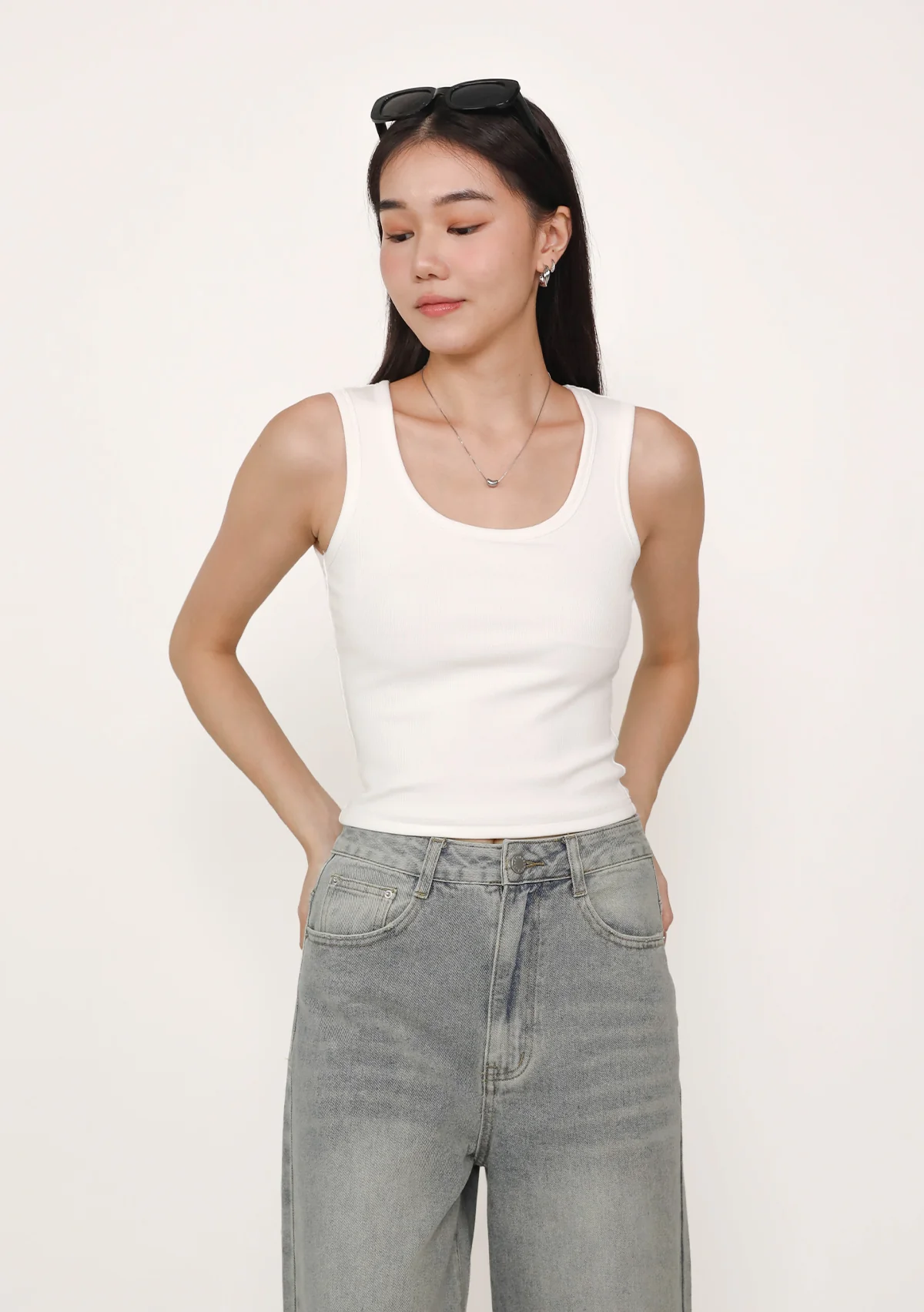 Mico U Neck Padded Top - Image 11