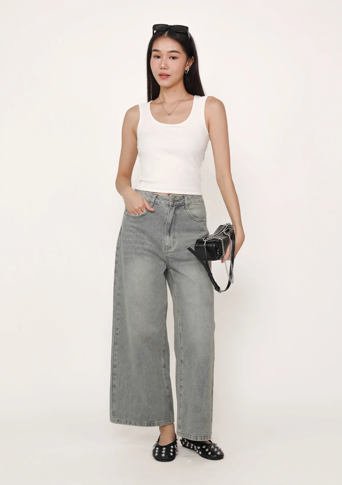 Mico U Neck Padded Top - Image 3