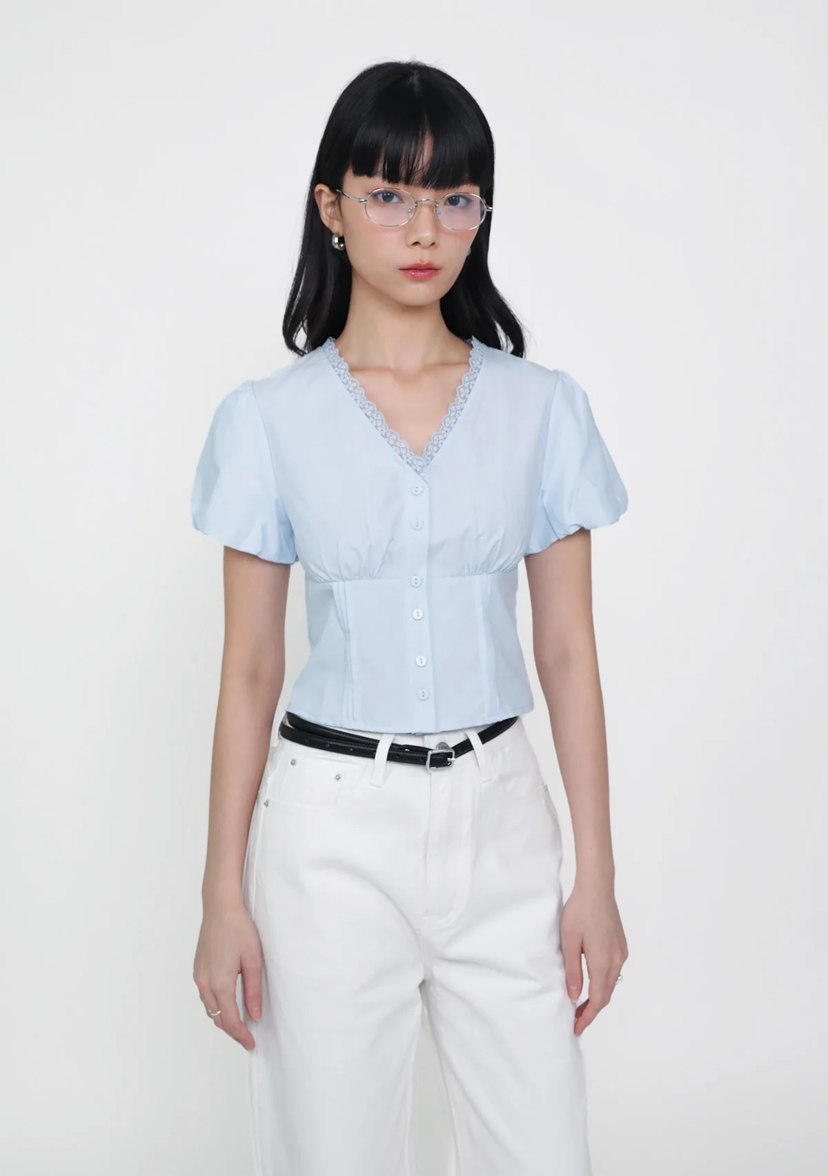 Mina Puff Sleeve Blouse - Image 3