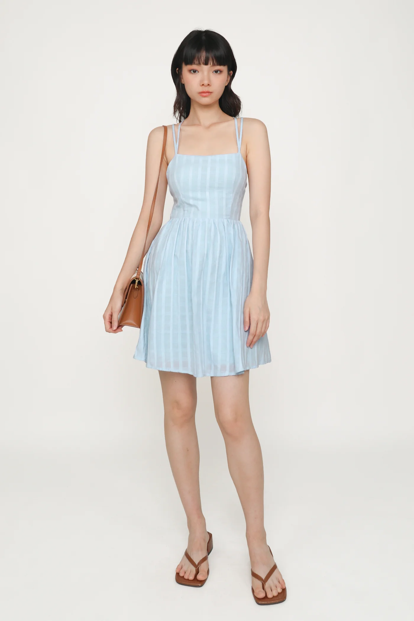 Mirabel Cross Back Padded Dress - Image 13