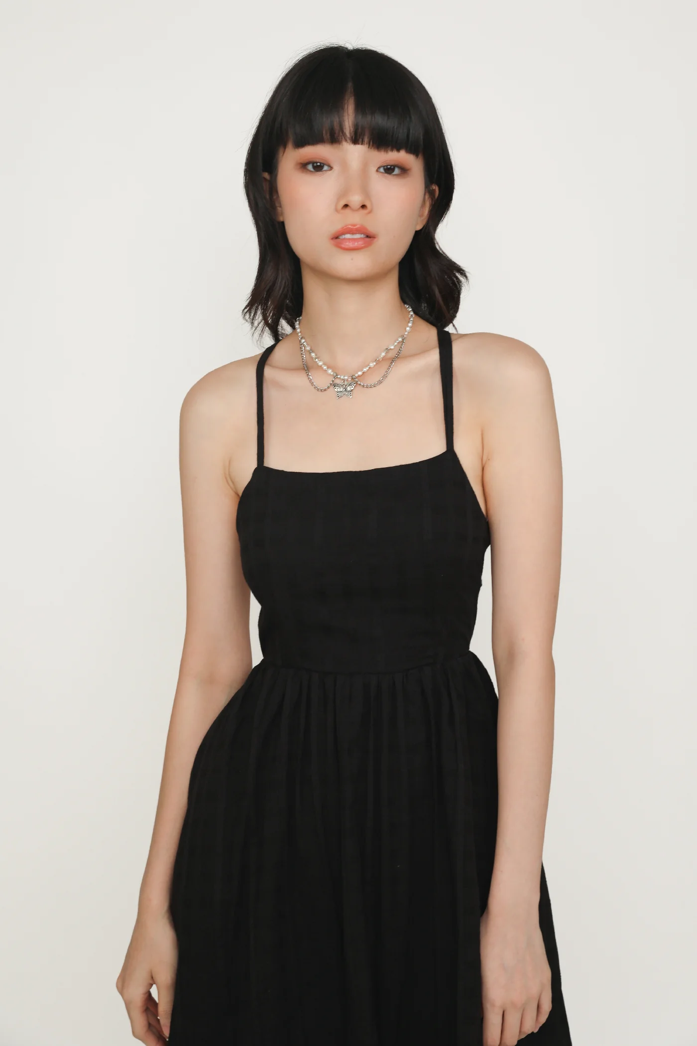 Mirabel Cross Back Padded Dress - Image 18