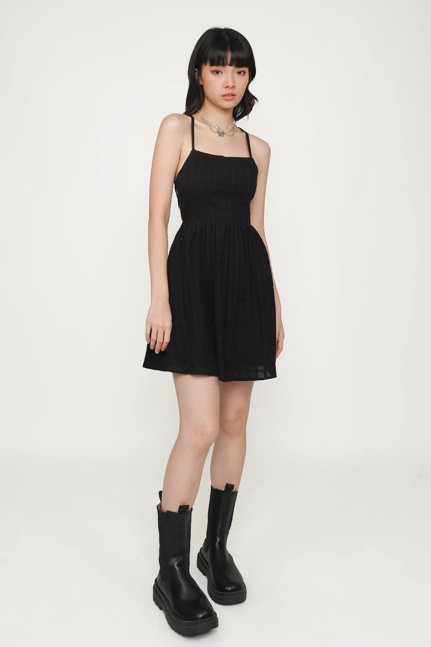 Mirabel Cross Back Padded Dress - Image 20