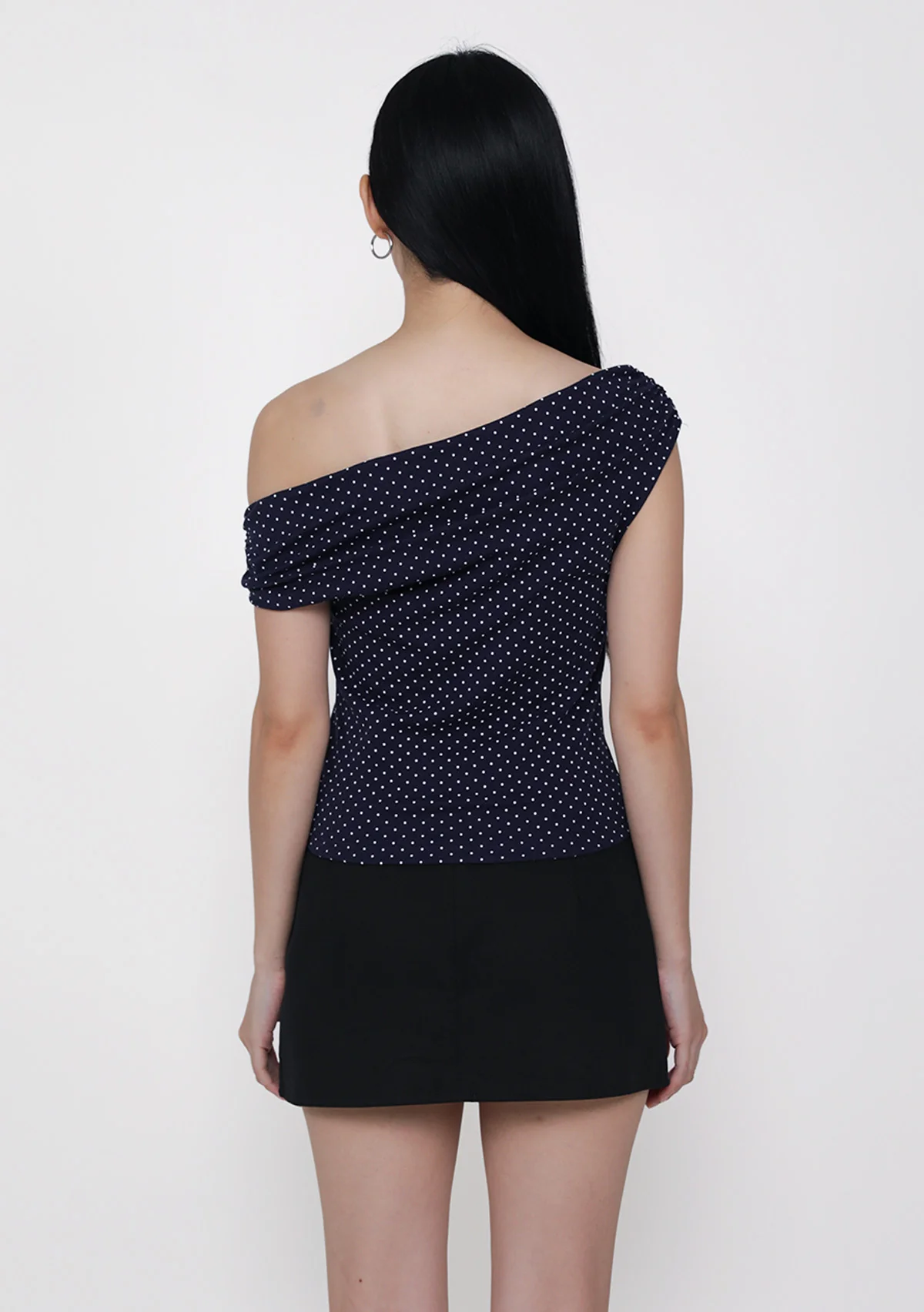 Mollie Off Shoulder Top (Polka Dot) - Image 17
