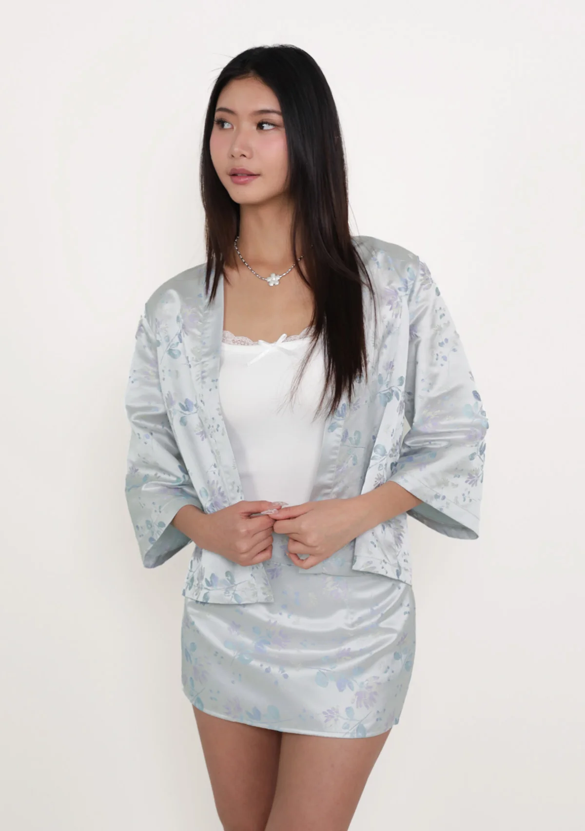 Moonlight Jacquard Kimono - Image 2