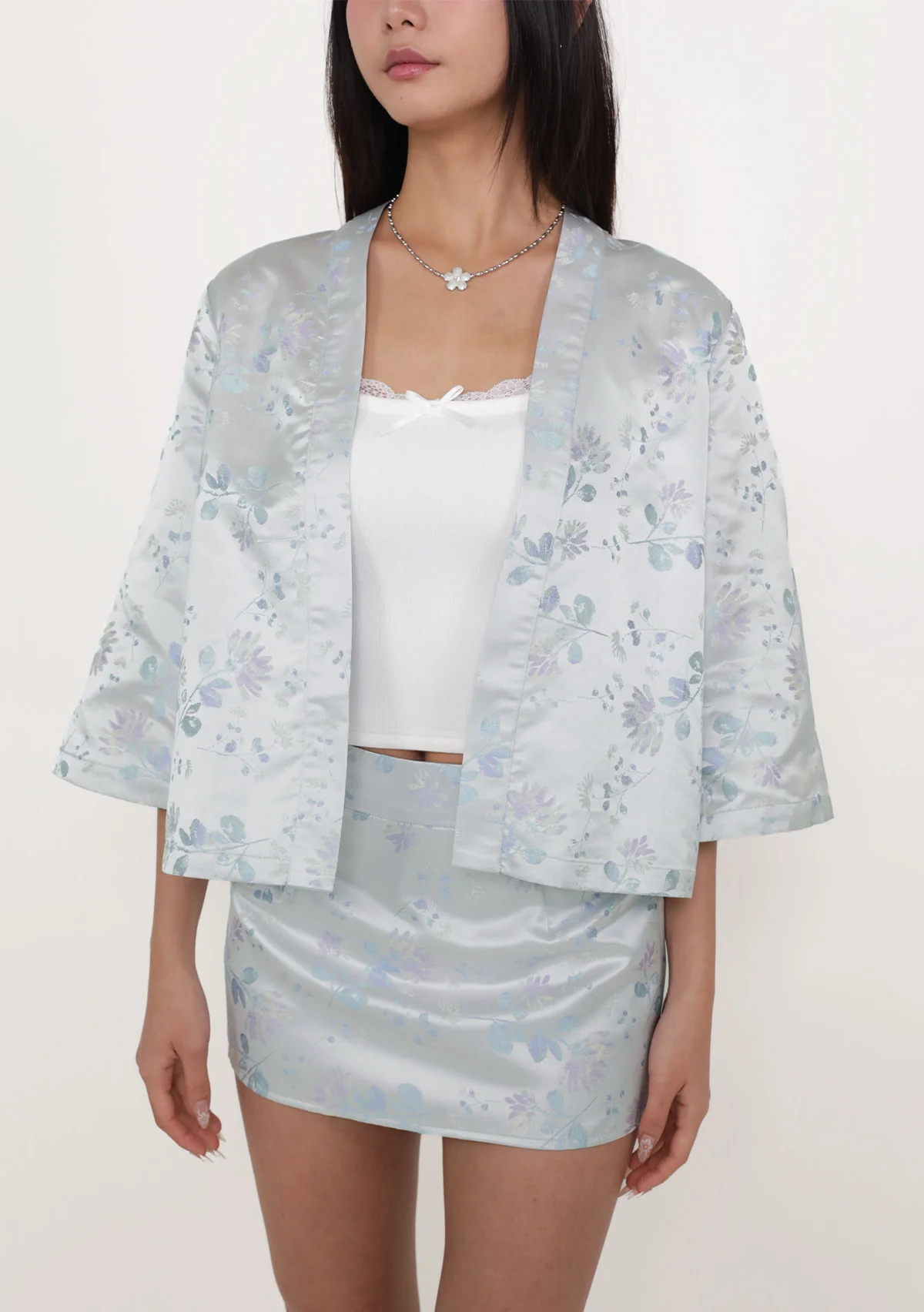 Moonlight Jacquard Kimono - Image 9