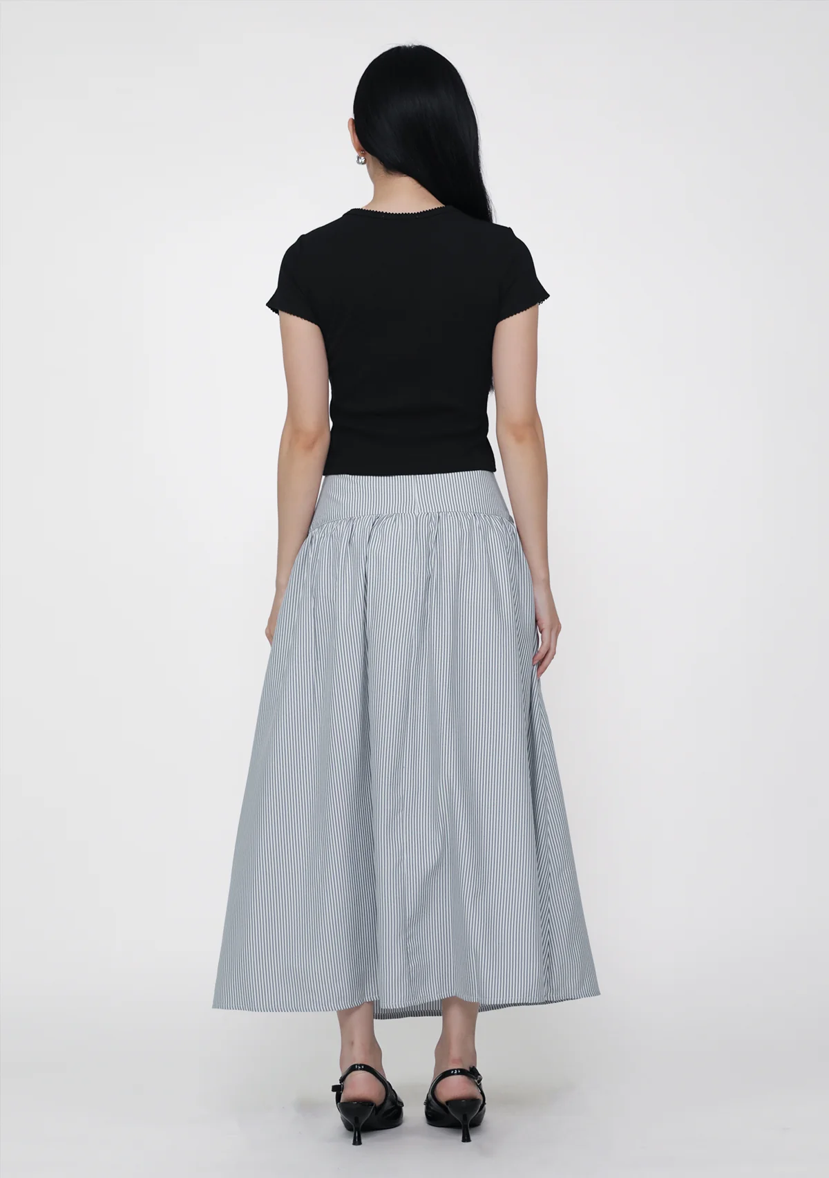 Nara Midi Skirt (Striped) - Image 11