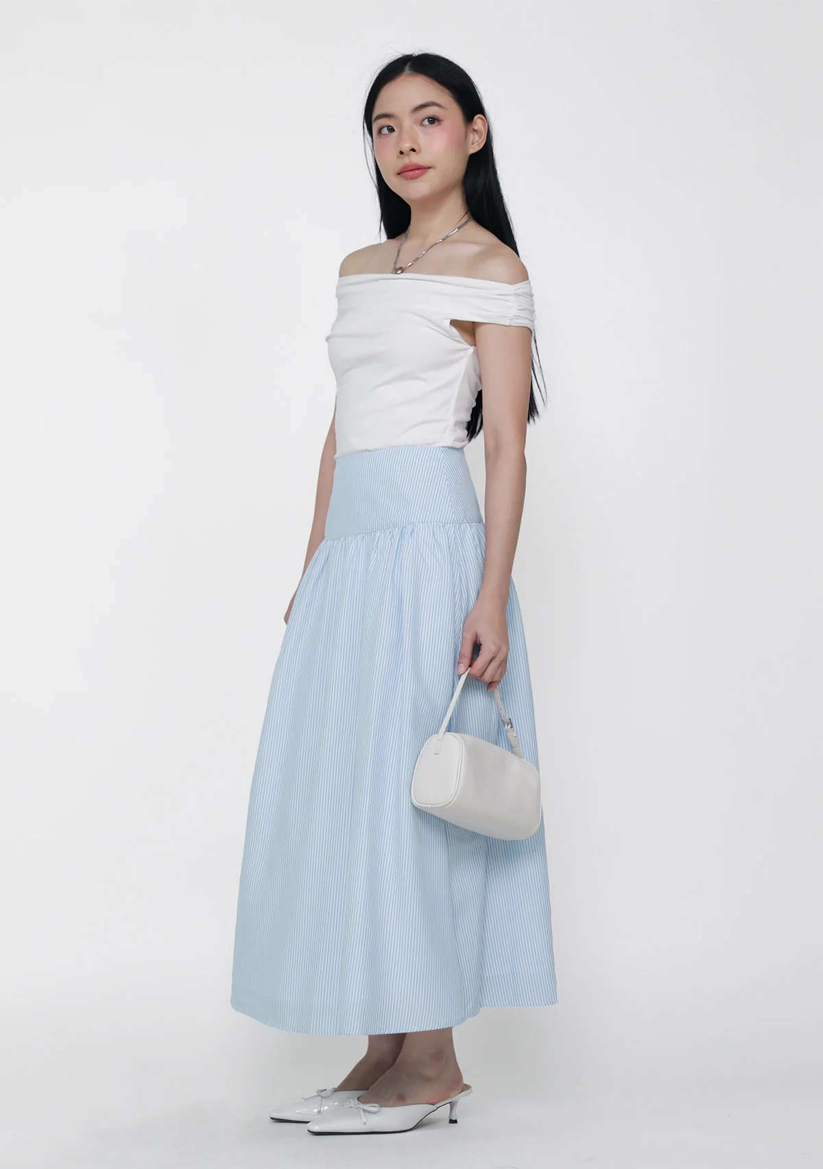 Nara Midi Skirt (Striped) - Image 2