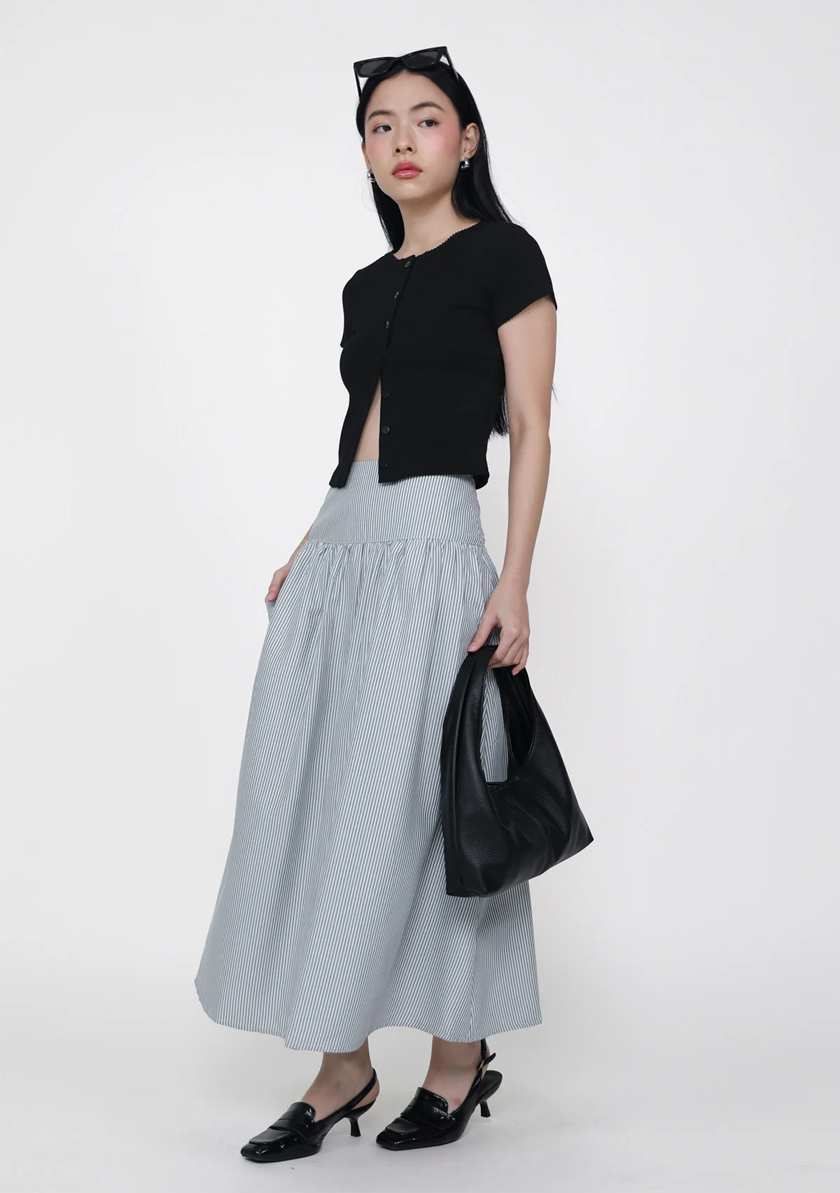 Nara Midi Skirt (Striped) - Image 7