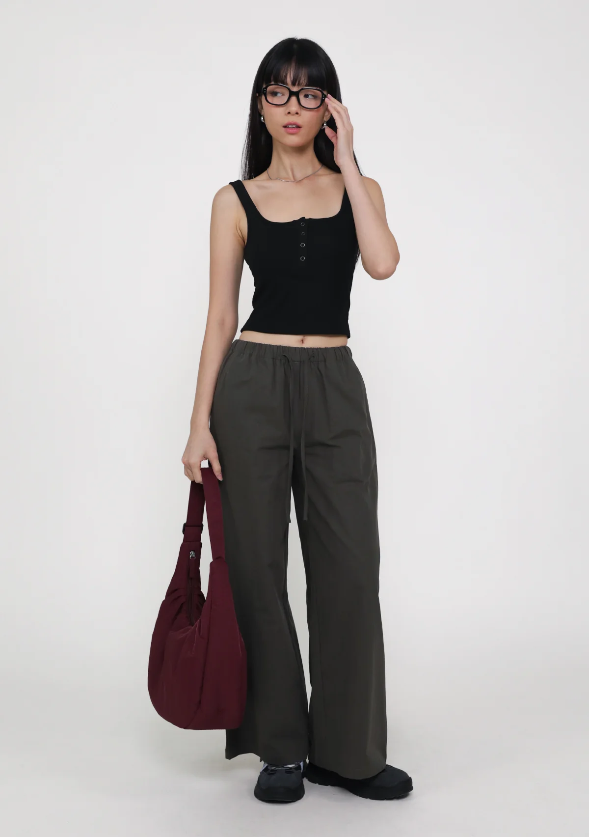 Naru Button Padded Tank Top - Image 2