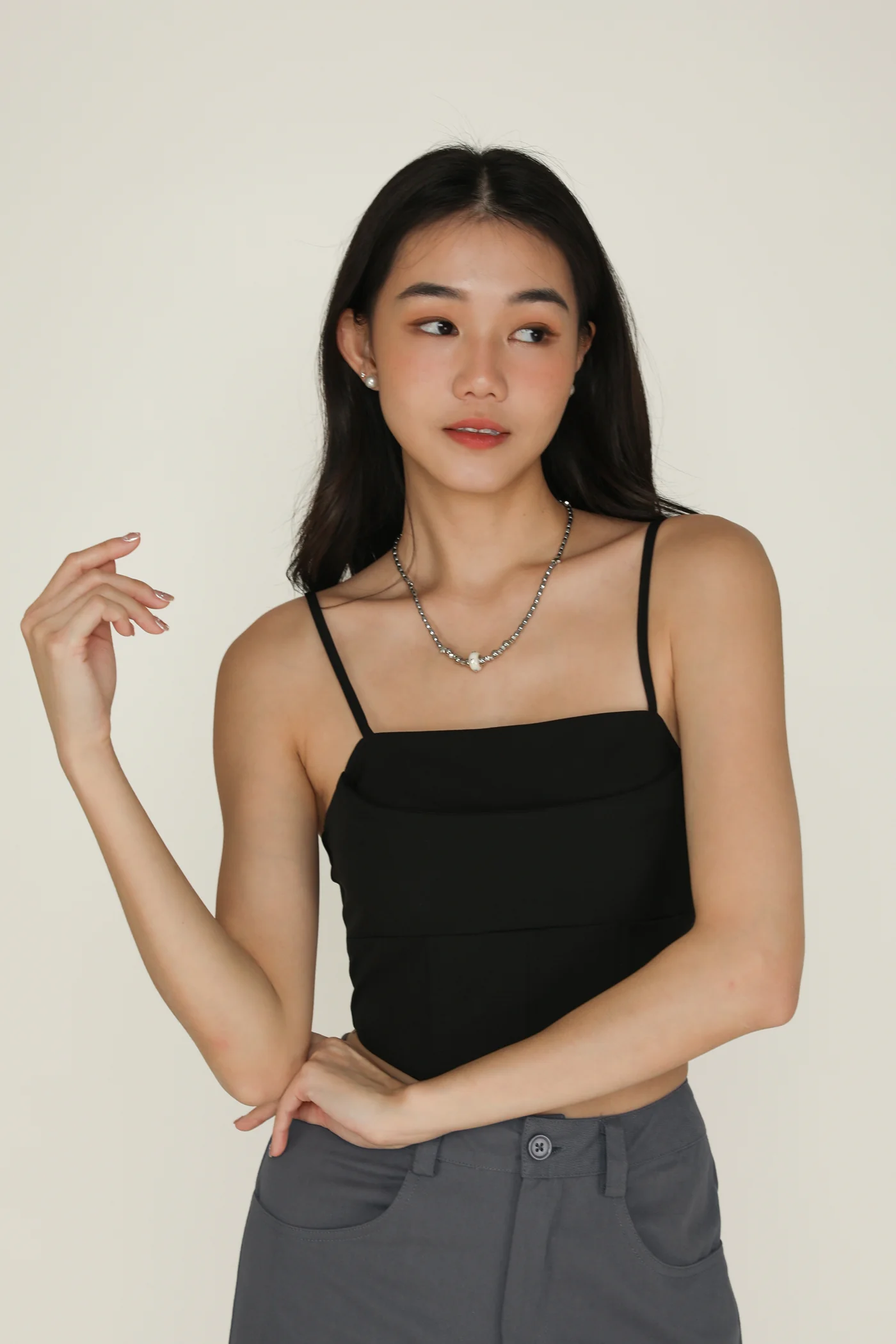 Natasha Corset Padded Crop Top - Image 12