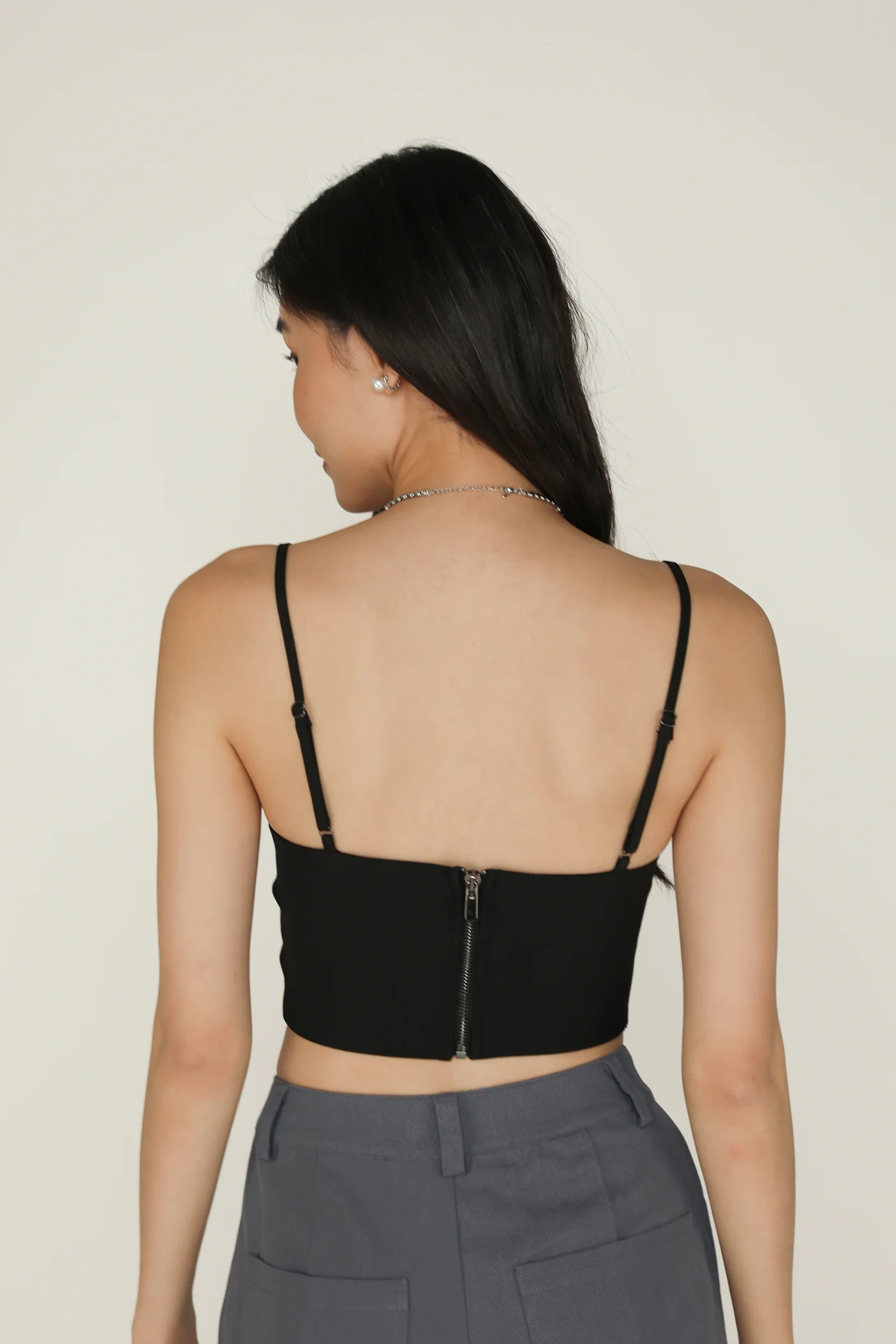 Natasha Corset Padded Crop Top - Image 14