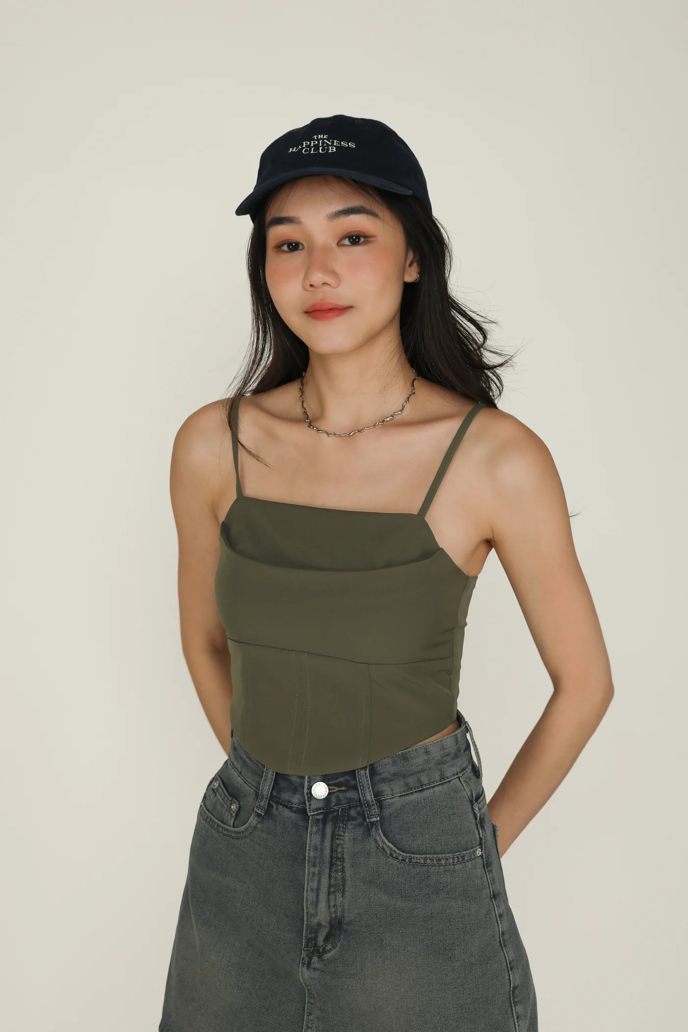 Natasha Corset Padded Crop Top - Image 15