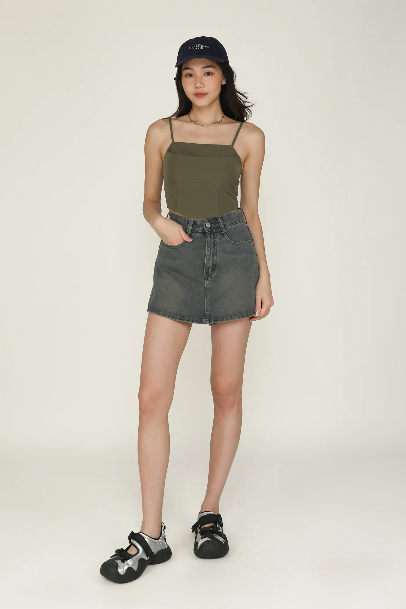 Natasha Corset Padded Crop Top - Image 16