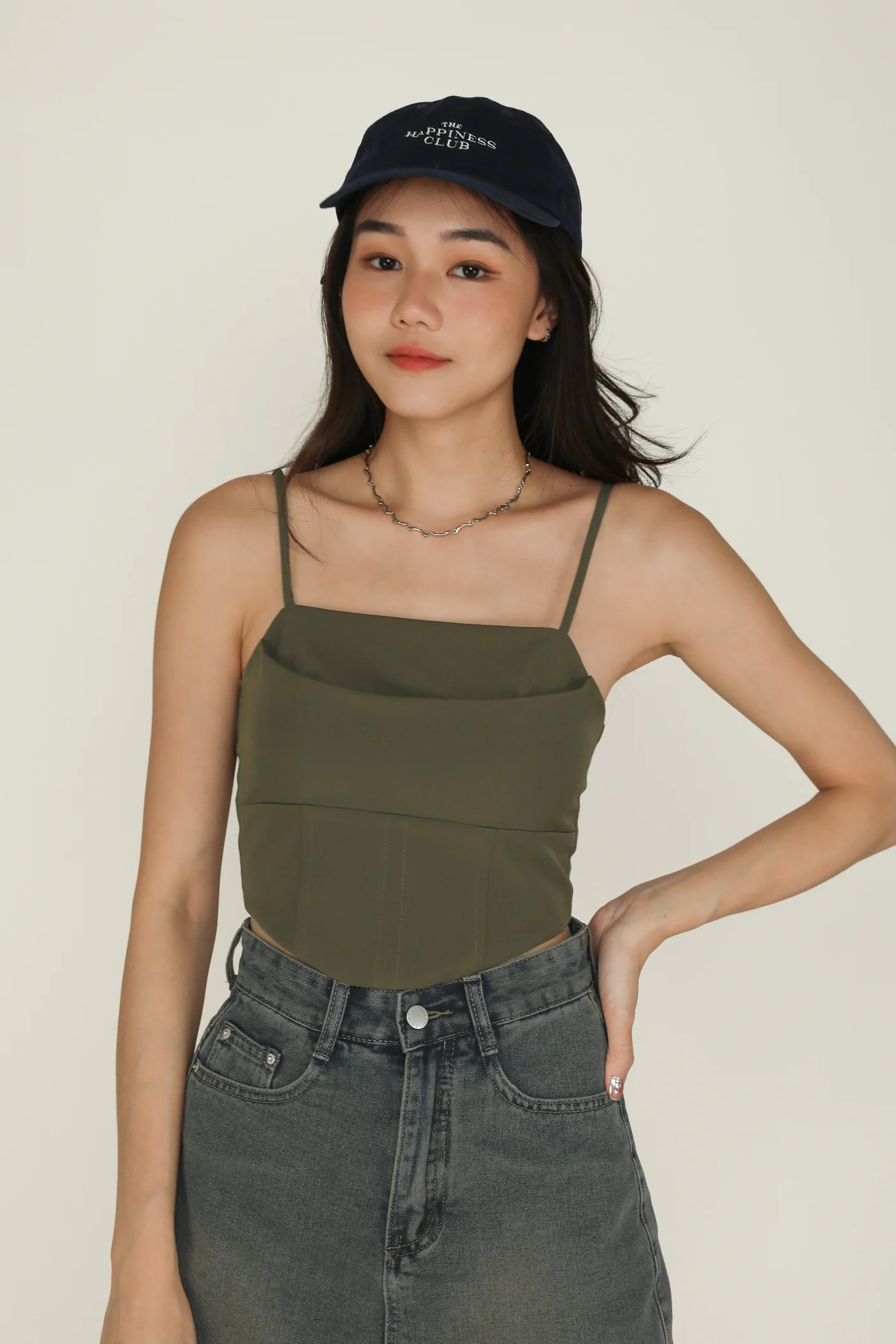 Natasha Corset Padded Crop Top - Image 17