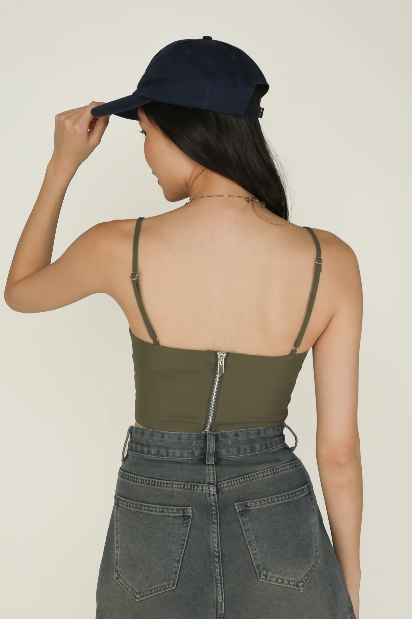 Natasha Corset Padded Crop Top - Image 19
