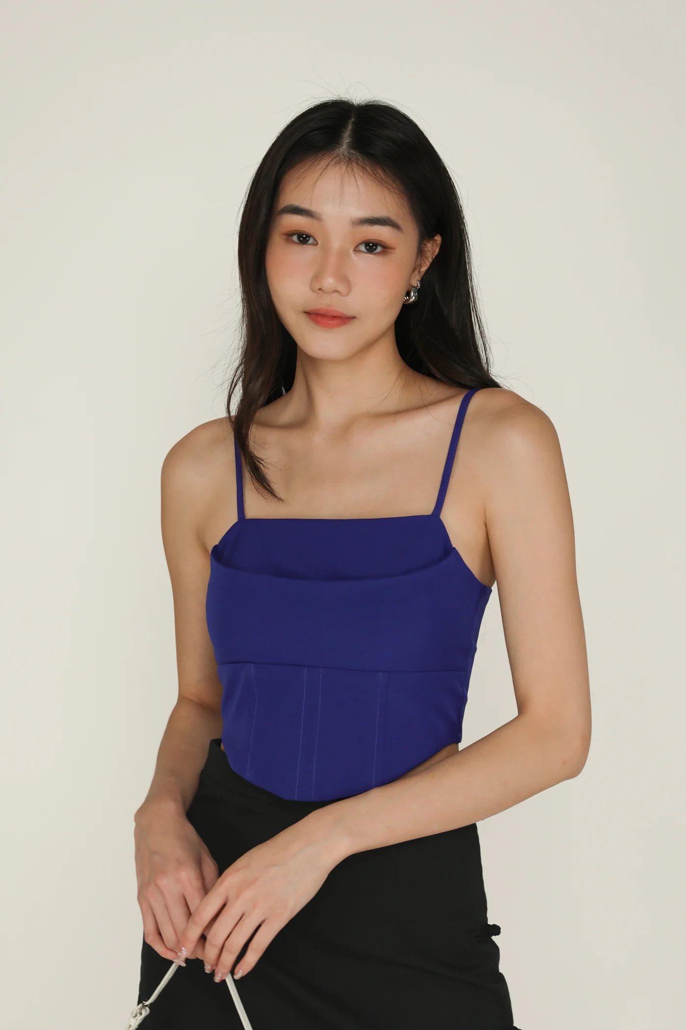 Natasha Corset Padded Crop Top - Image 20