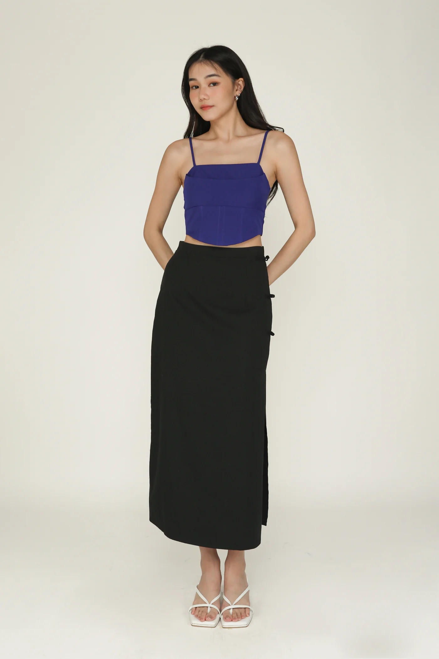 Natasha Corset Padded Crop Top - Image 21