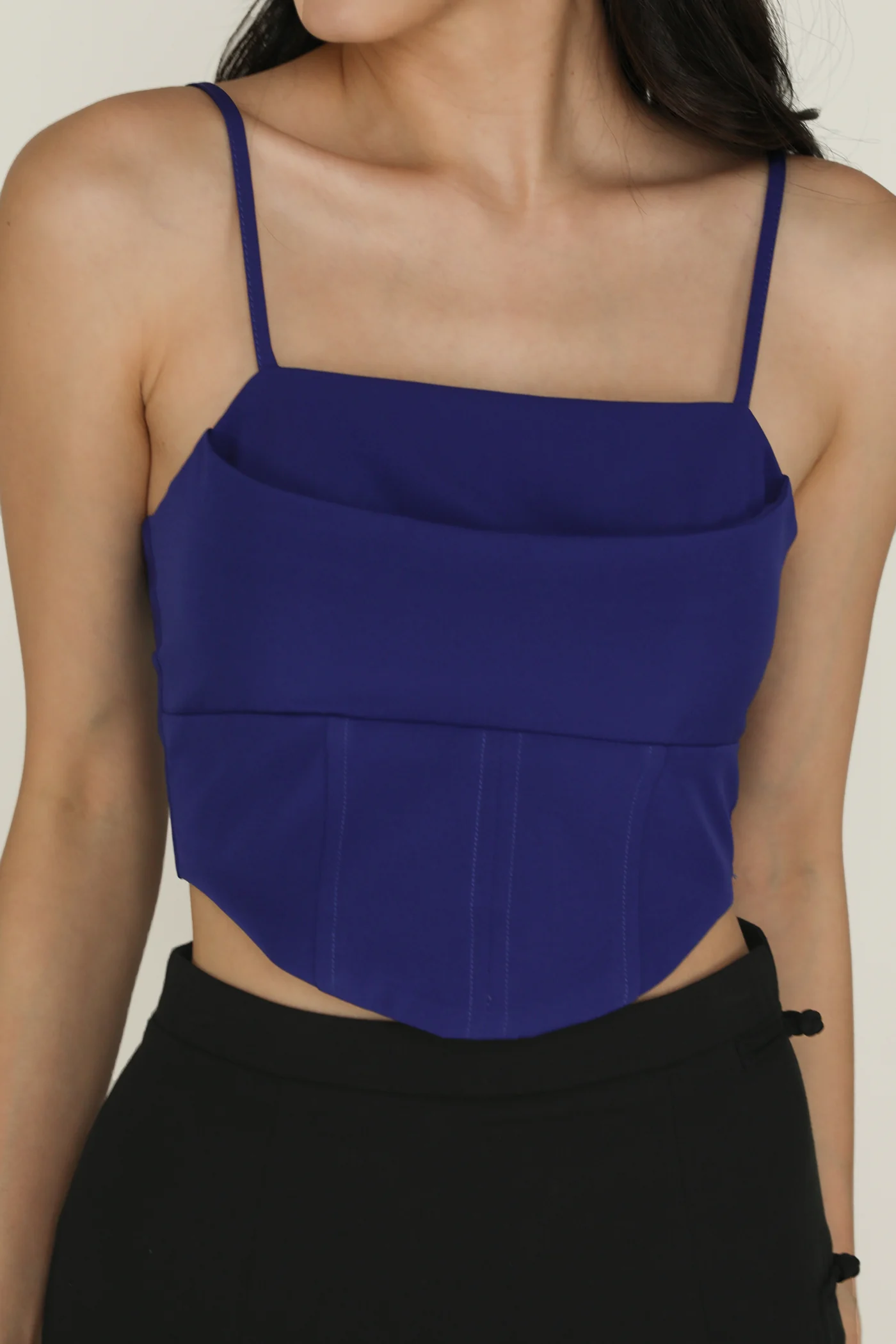 Natasha Corset Padded Crop Top - Image 23