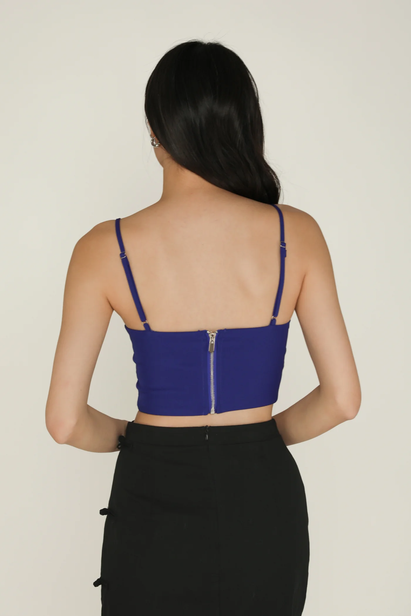 Natasha Corset Padded Crop Top - Image 24