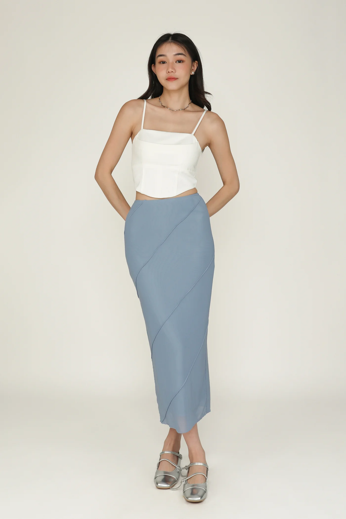 Natasha Corset Padded Crop Top - Image 6