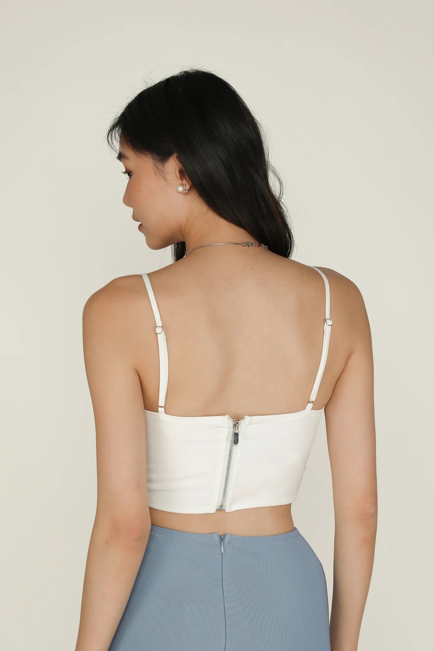 Natasha Corset Padded Crop Top - Image 7