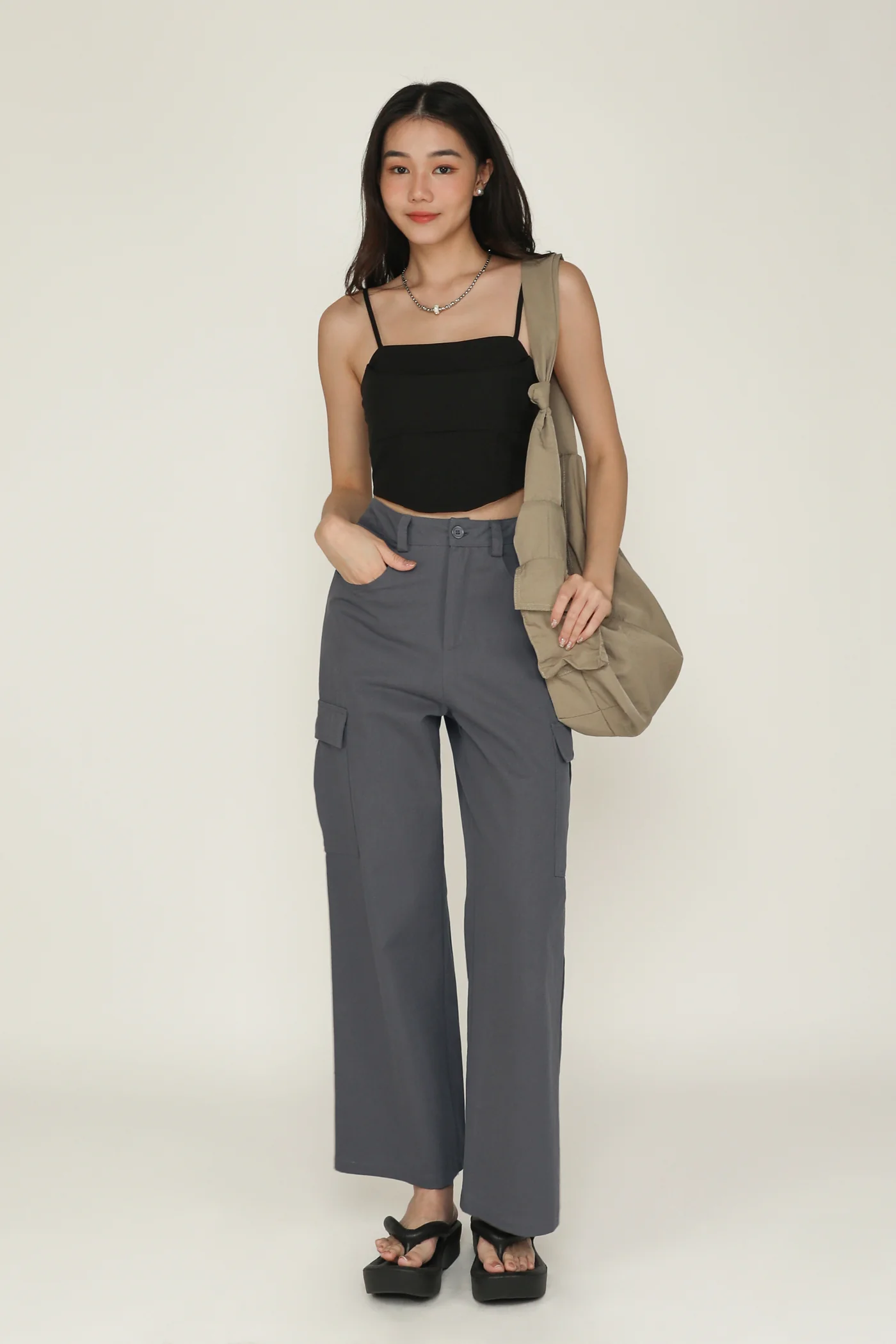 Natasha Corset Padded Crop Top - Image 9