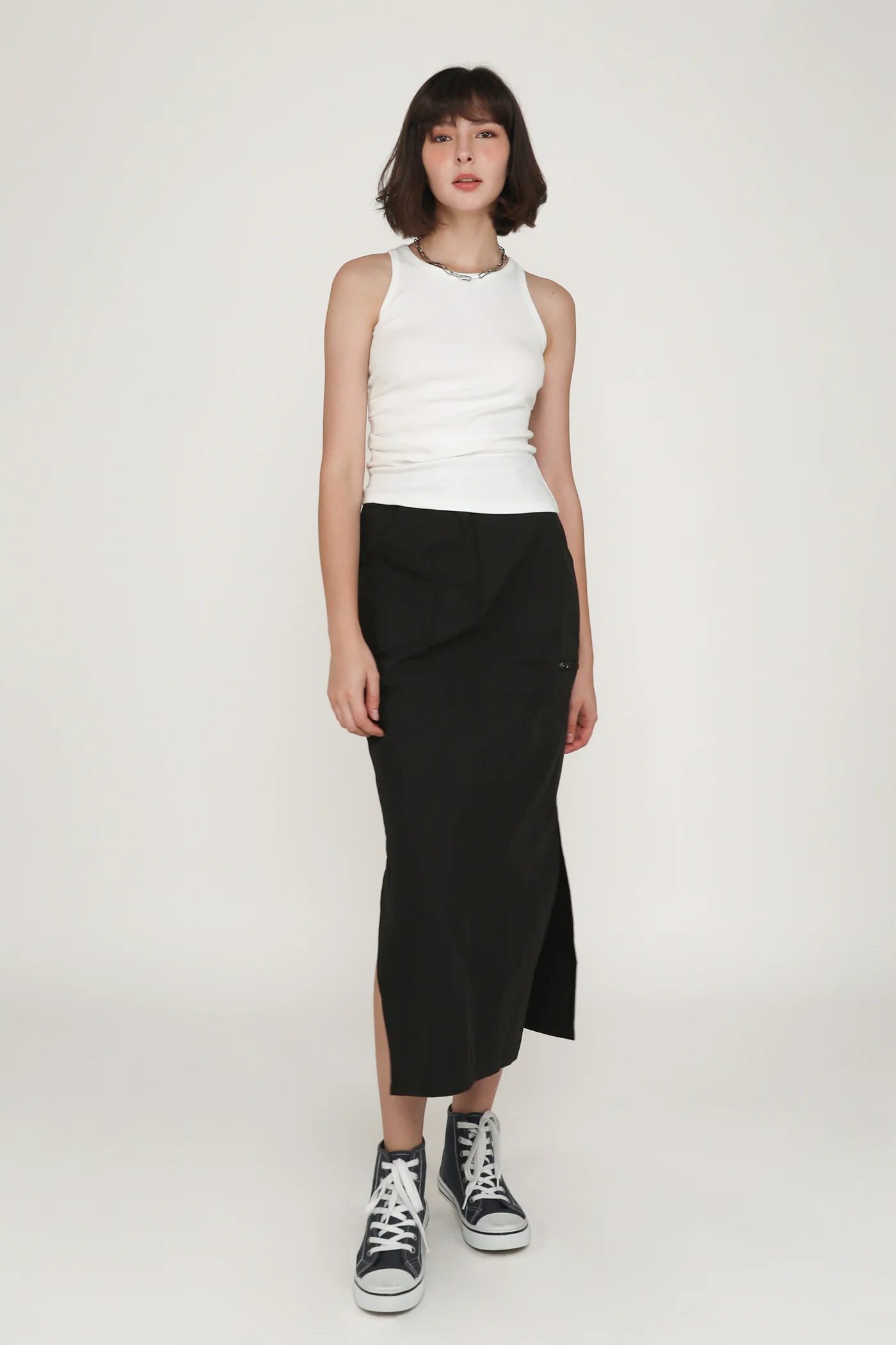 Nelle Ruched Side Asymmetrical Top - Image 13