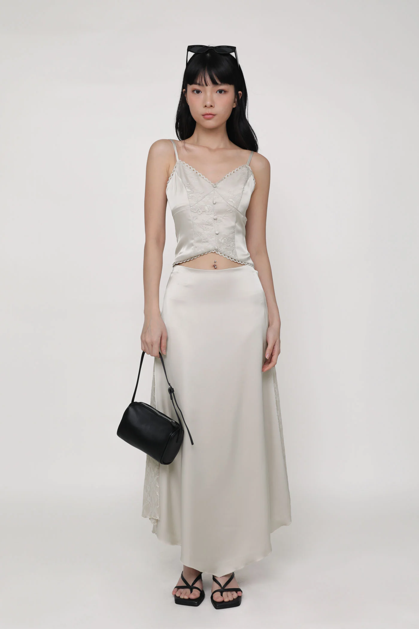 Neomi Side Lace Maxi Skirt - Image 2
