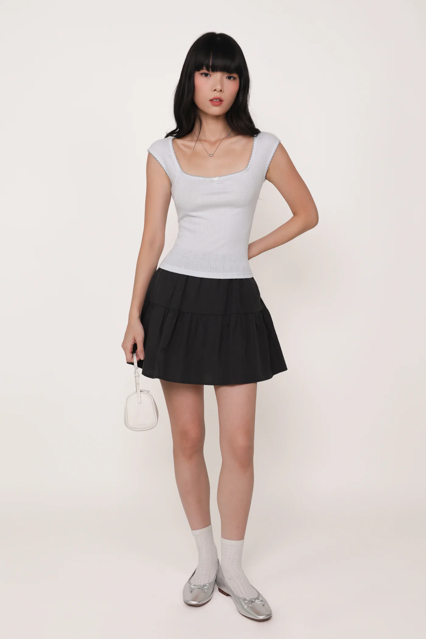 Nikolas Lounge Ribbon Basic Top - Image 16