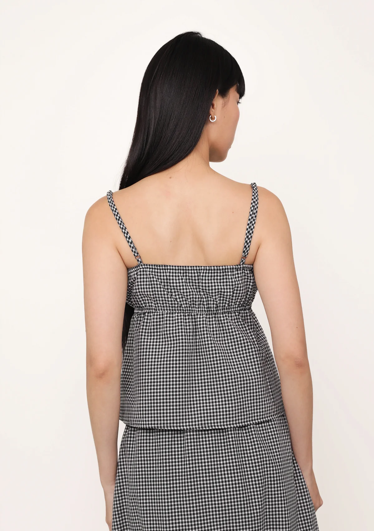 Nora Babydoll Padded Top (Plaid) - Image 11