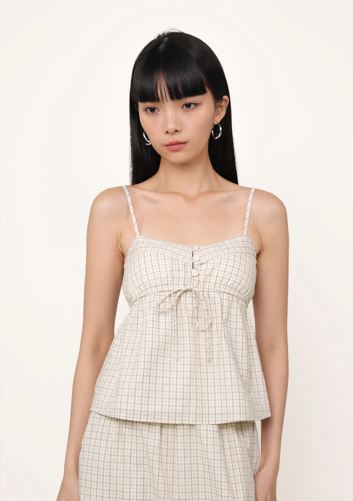 Nora Babydoll Padded Top (Plaid) - Image 13