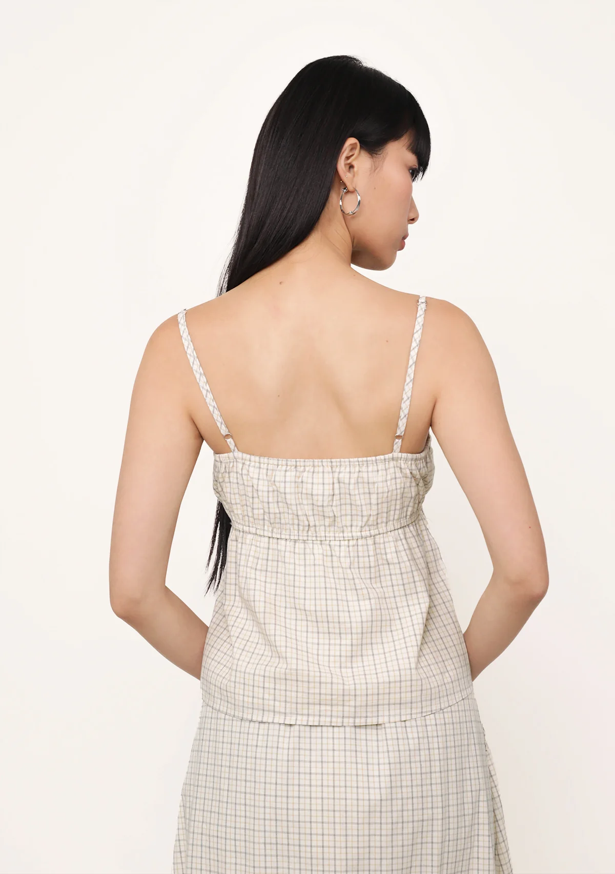 Nora Babydoll Padded Top (Plaid) - Image 16