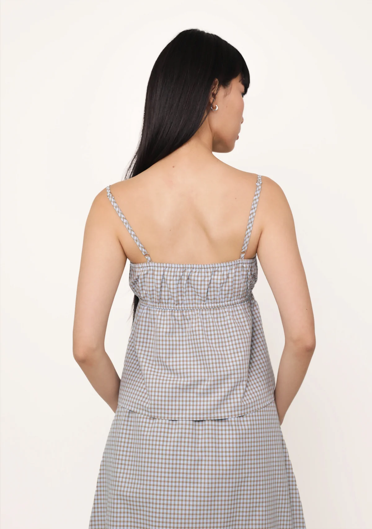 Nora Babydoll Padded Top (Plaid) - Image 7