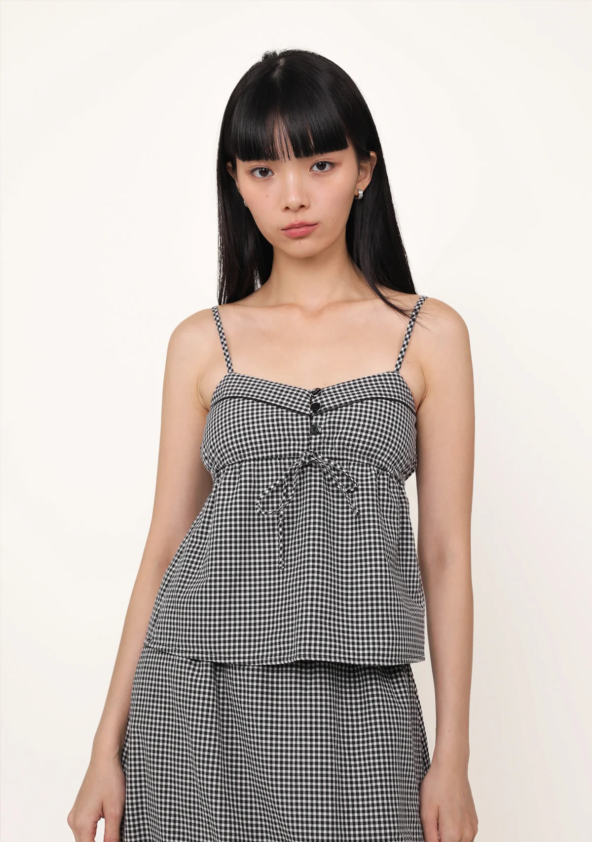 Nora Babydoll Padded Top (Plaid) - Image 8