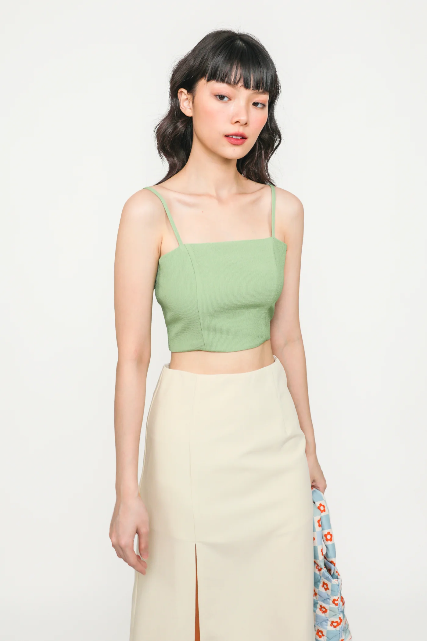 Nyla Front Slit Midi Skirt - Image 17