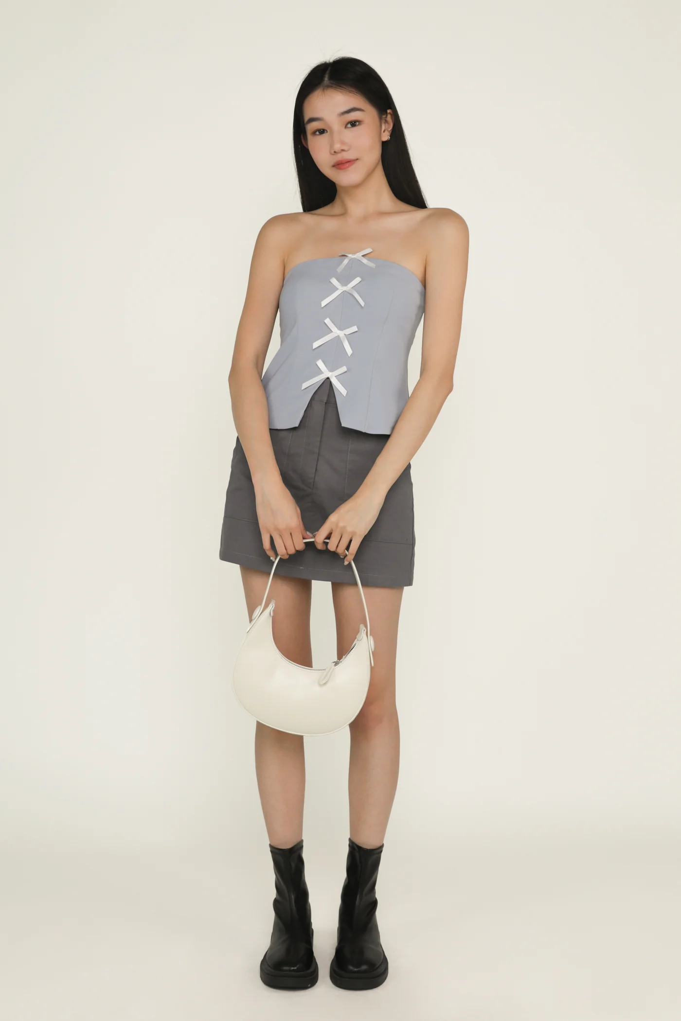 Olea Ribbon Tube Padded Top - Image 28