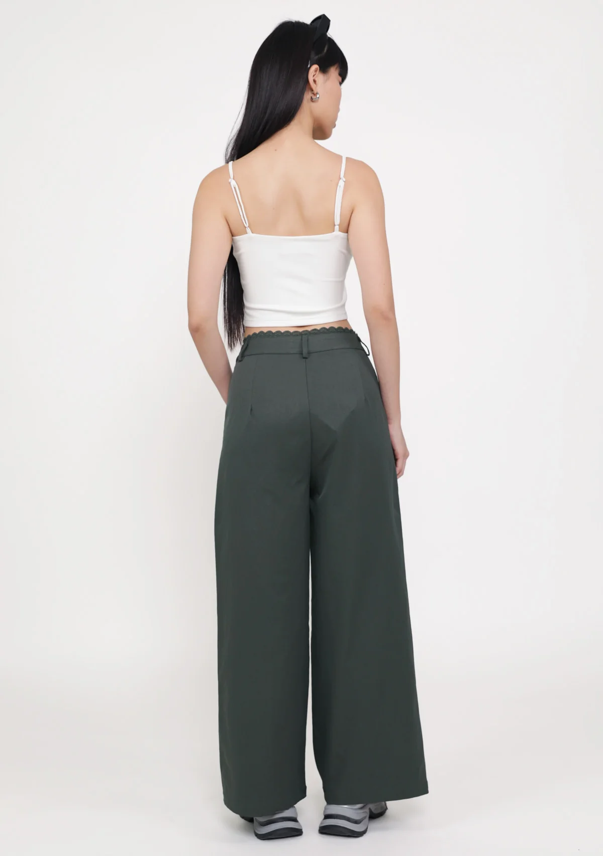 Olivia Lace Trim Wide Leg Pants - Image 15