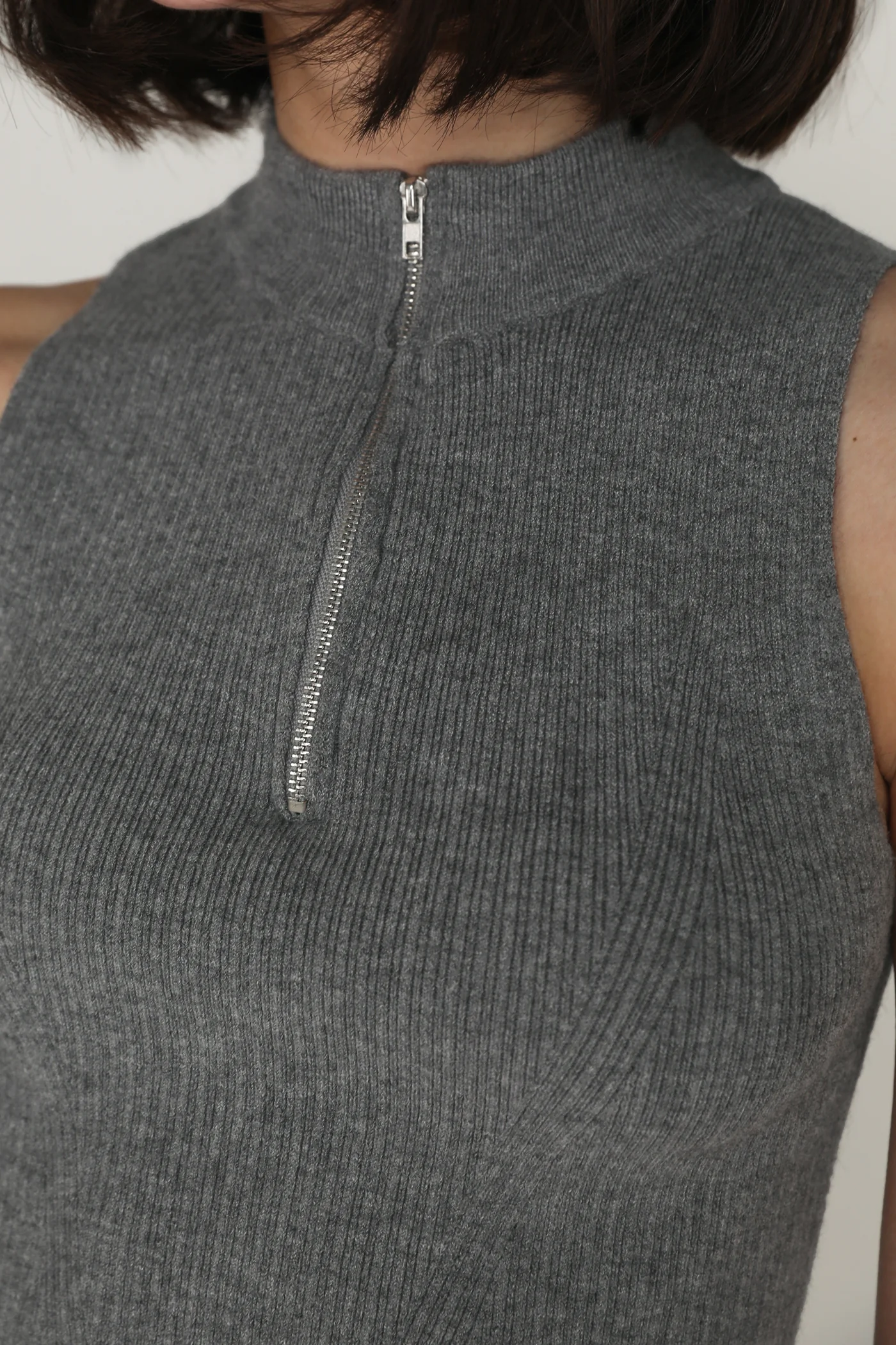 Ophir Zip Up Knit Top - Image 4