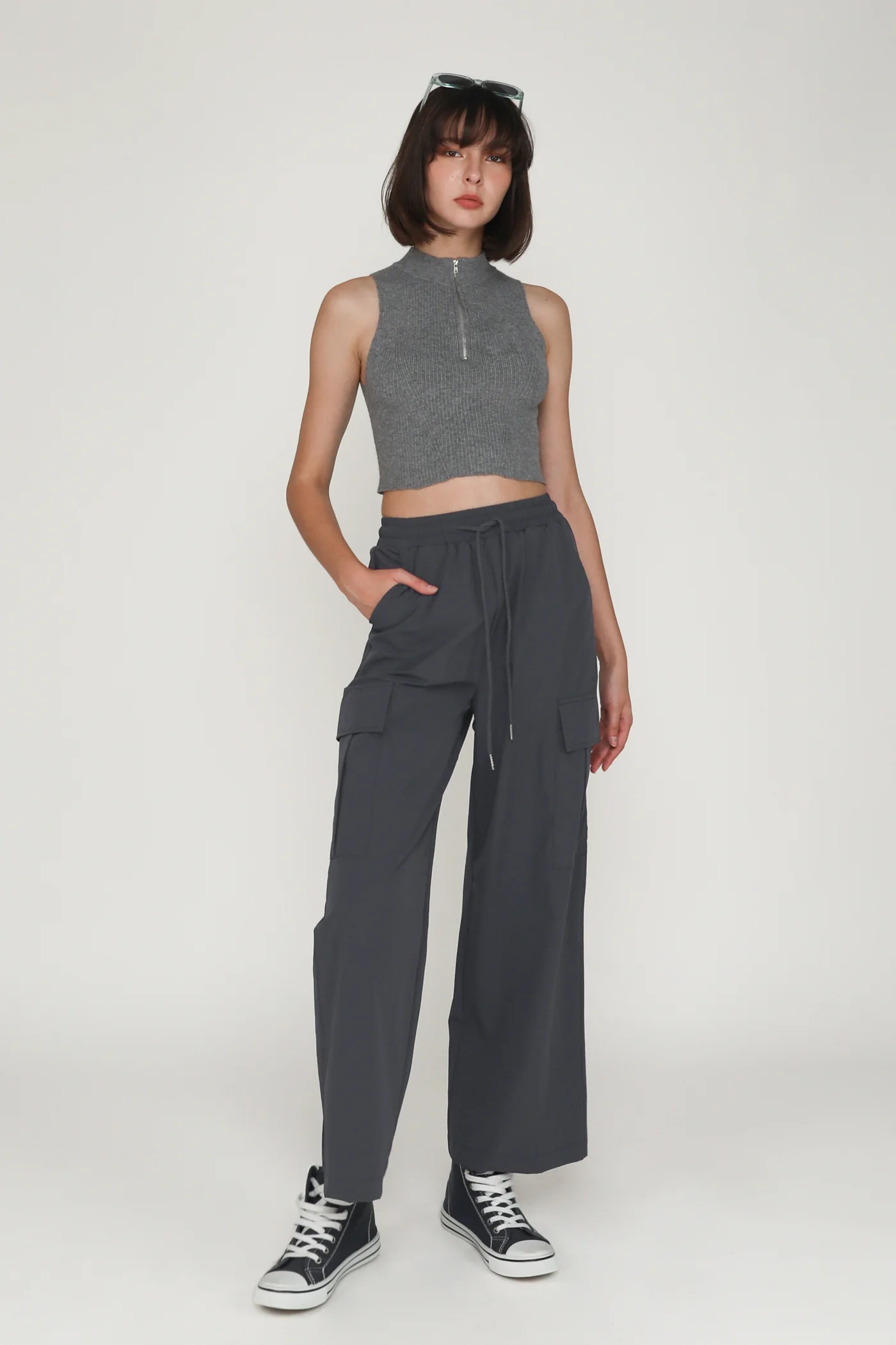 Ophir Zip Up Knit Top - Image 7