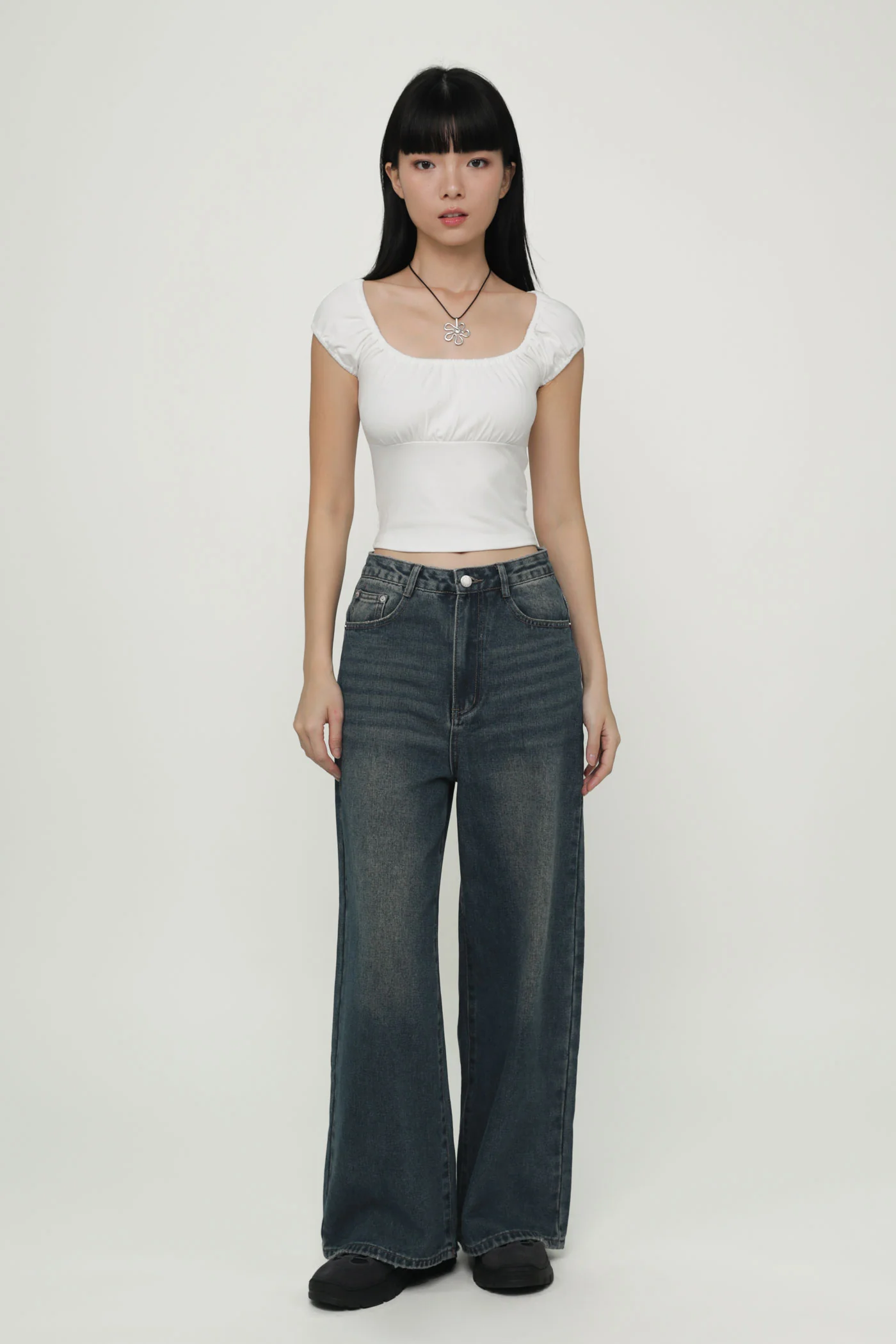 Pamela Ruched Basic Top - Image 13