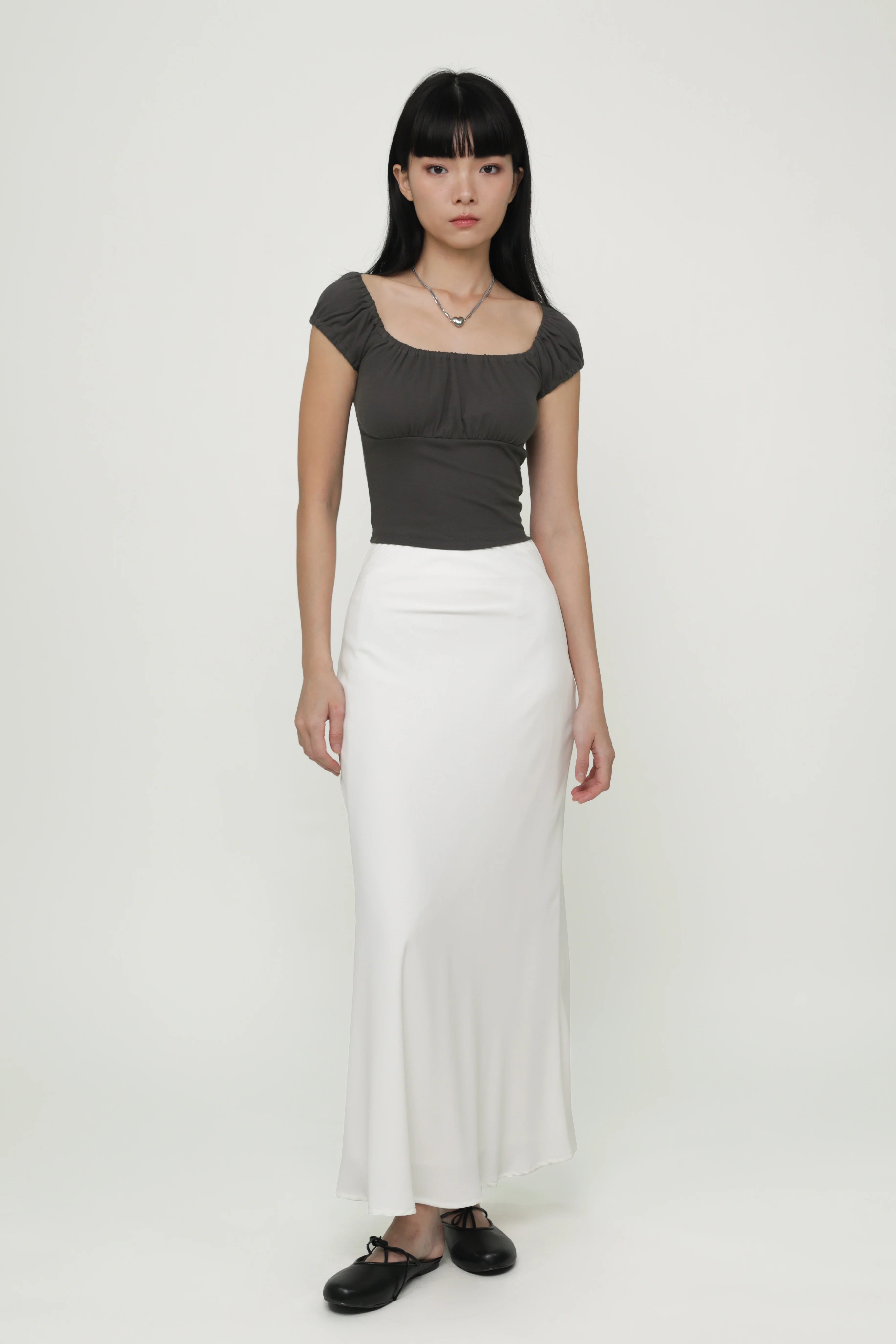 Pamela Ruched Basic Top - Image 16