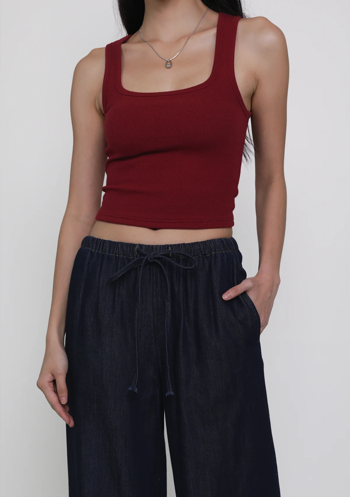 Petite Asher Denim Lounge Pants - Image 11