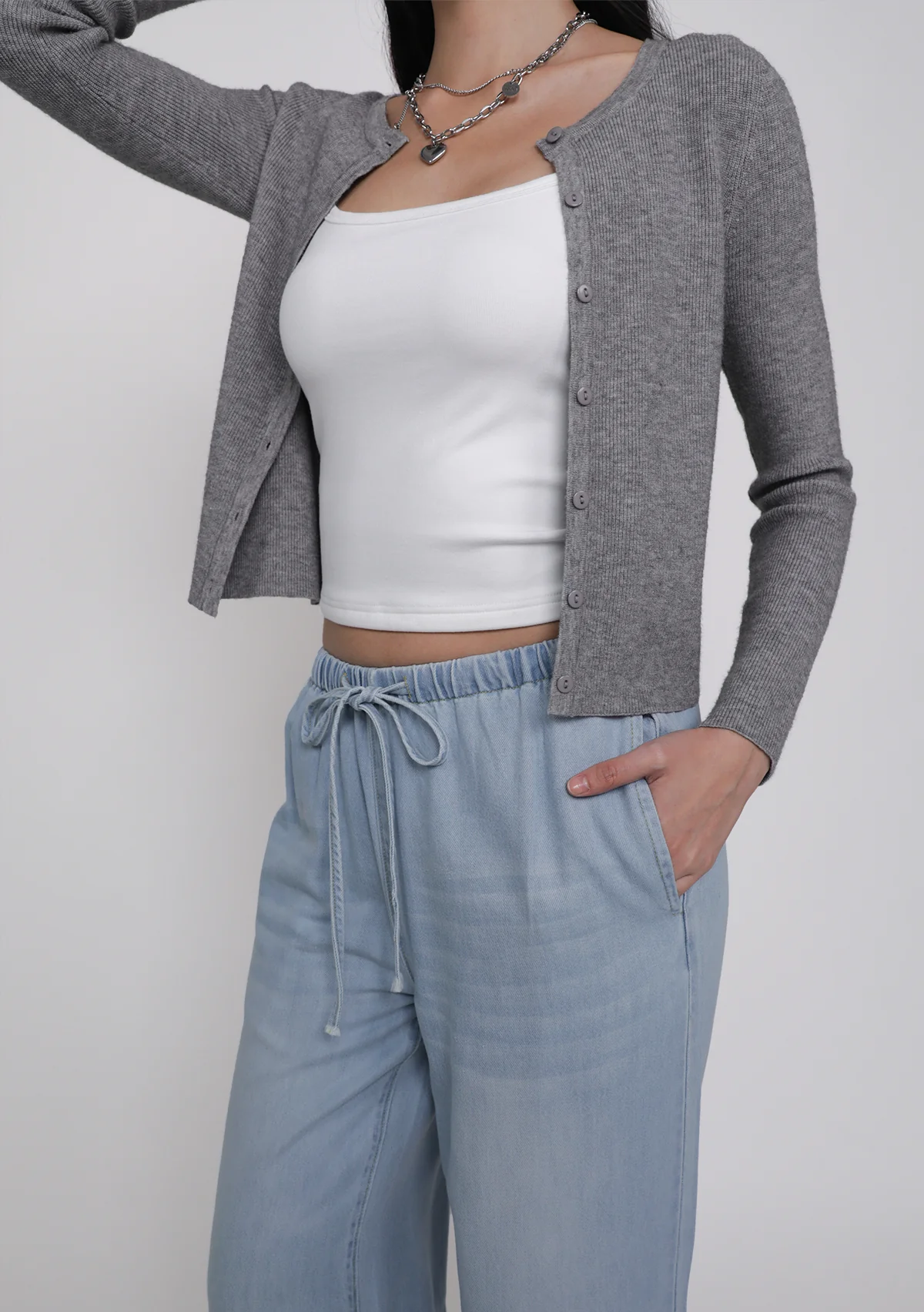 Petite Asher Denim Lounge Pants - Image 4