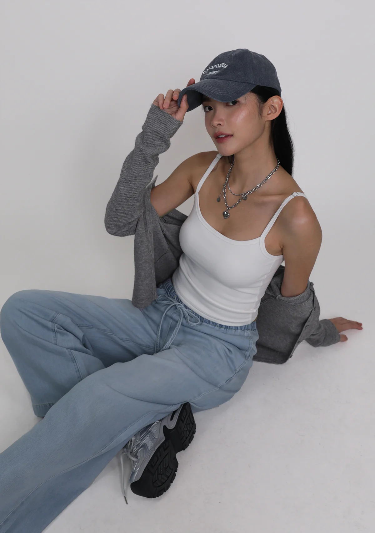 Petite Asher Denim Lounge Pants - Image 5