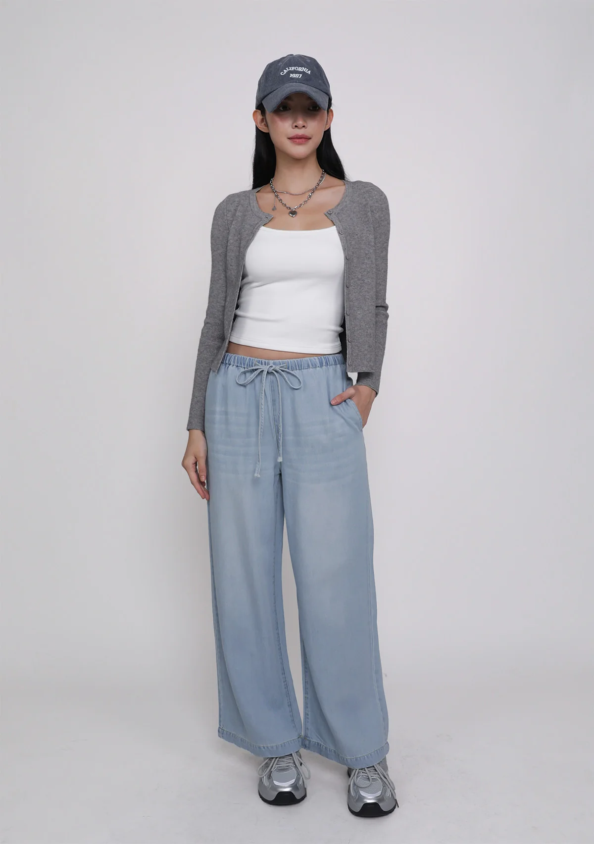 Petite Asher Denim Lounge Pants - Image 9