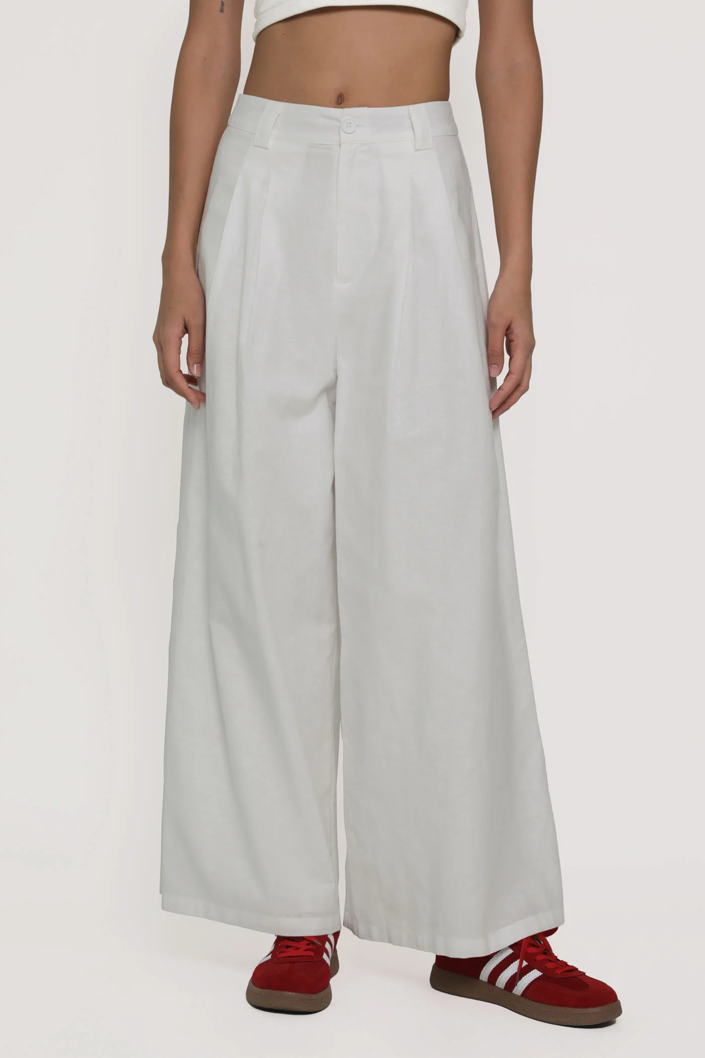 Petite Camila Wide Leg Linen Pants - Image 10