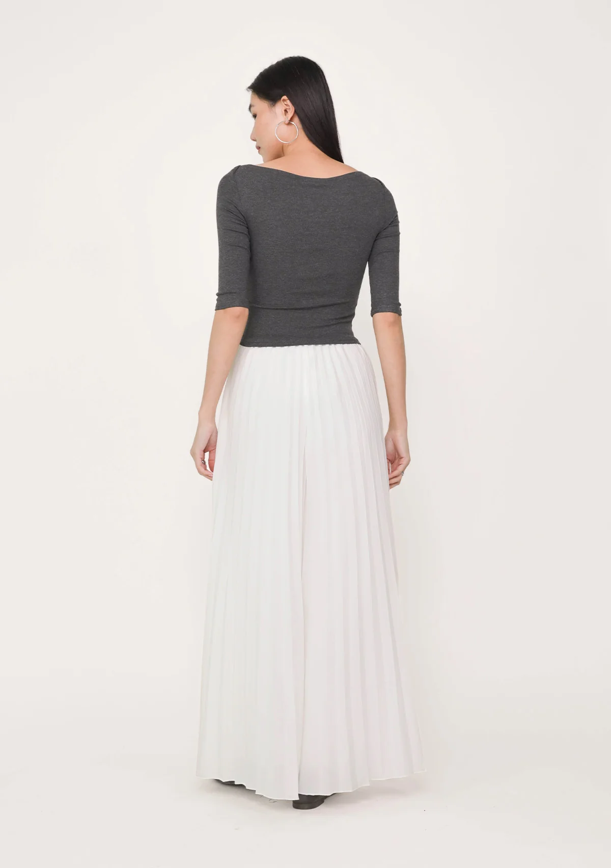 Petite Caprina Pleated Wide Leg Pants - Image 12