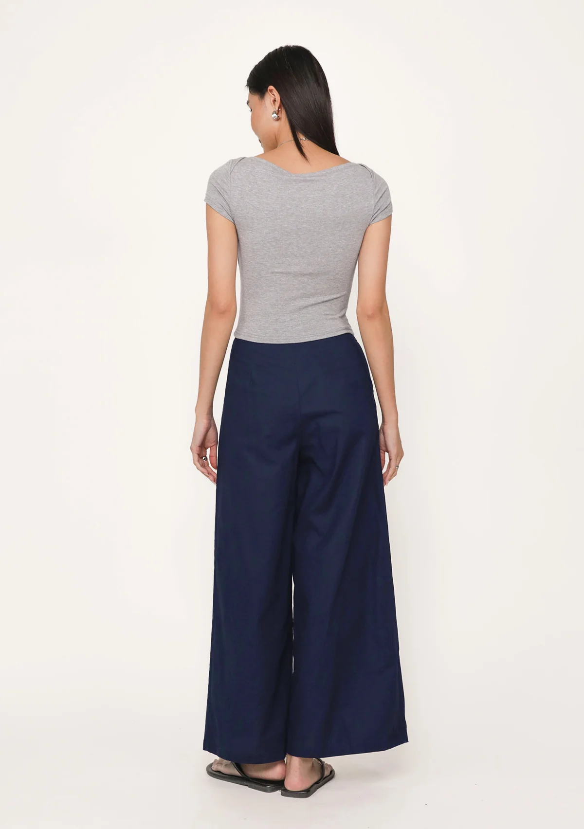 Denzel Linen Wide Leg Pants - Image 12